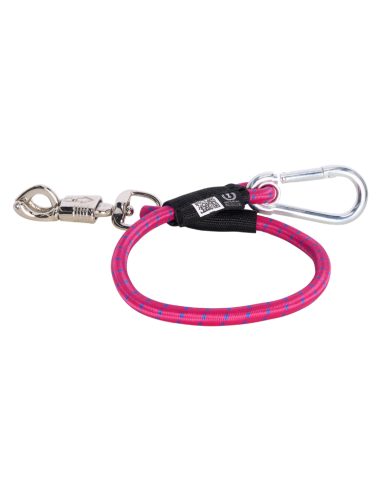 Longe D'Attache Elastique Imperial Riding Pour Camion Fashion 60cm FUCHSIA/MARINE