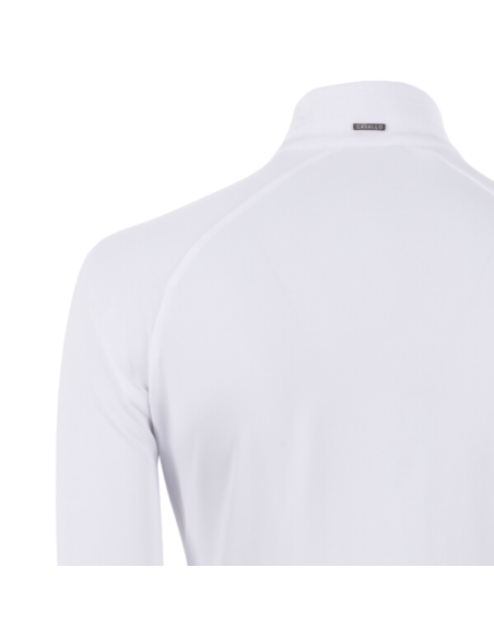 Polo De Concours Cavallo UV-Protection Blanc