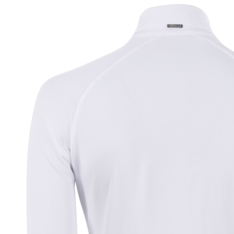Polo De Concours Cavallo UV-Protection Blanc