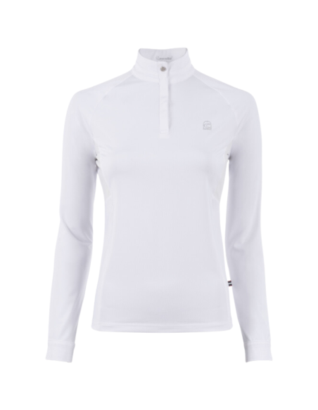 Polo De Concours Cavallo UV-Protection Blanc
