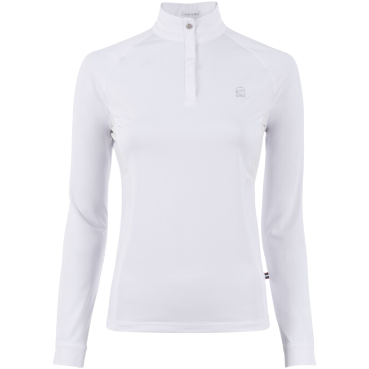 Polo De Concours Cavallo UV-Protection Blanc