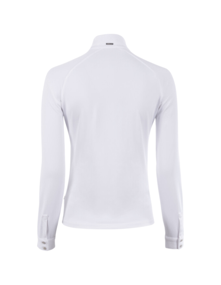 Polo De Concours Cavallo UV-Protection Blanc