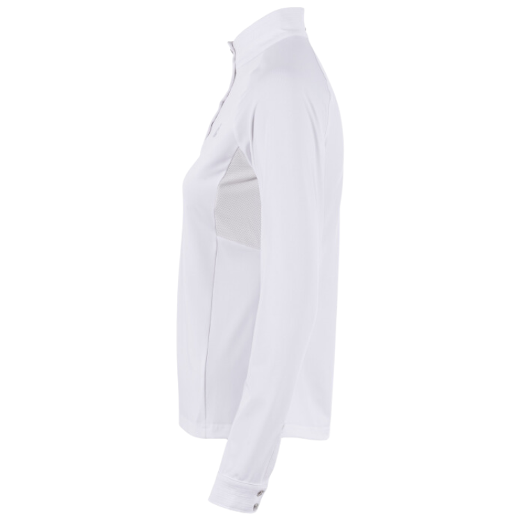 Polo De Concours Cavallo UV-Protection Blanc