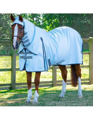 Premier Equine Buster Sweet Itch Fly Rug Blue