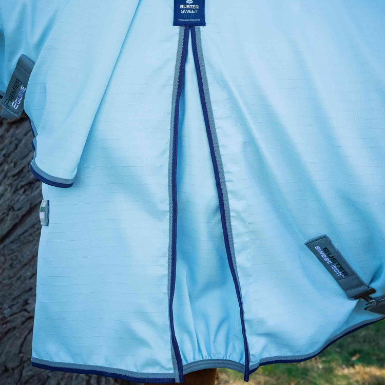 Couverture Anti-Mouches Premier Equine Buster Sweet Itch Bleu