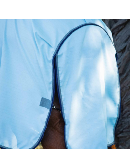 Couverture Anti-Mouches Premier Equine Buster Sweet Itch Bleu