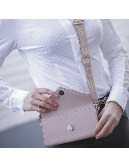 Pochette Penelope New Phone Pocket Rose poudré