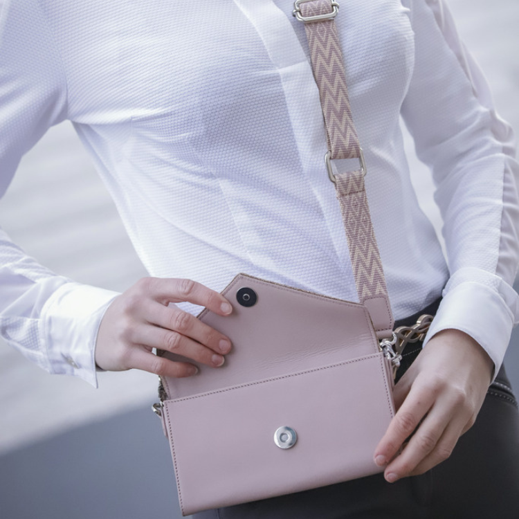 Pochette Penelope New Phone Pocket Rose poudré