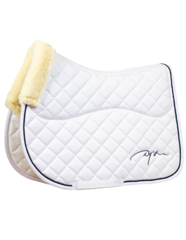 Tapis De Selle Dy'on Skin Friendly Jumping Dy'on Blanc