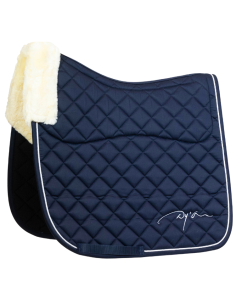 Tapis De Selle Dy'on Skin Friendly Dressage Marine
