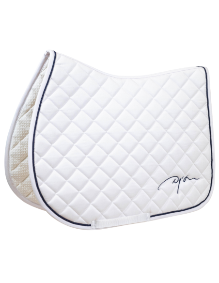 Tapis De Selle Dy'on Diamond Jumping Blanc