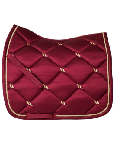 Back On Track "Night Collection" Dressage Saddle Pad Dark red