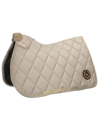 Back On Track "Haze Collection" Jumping Saddle Pad Cream