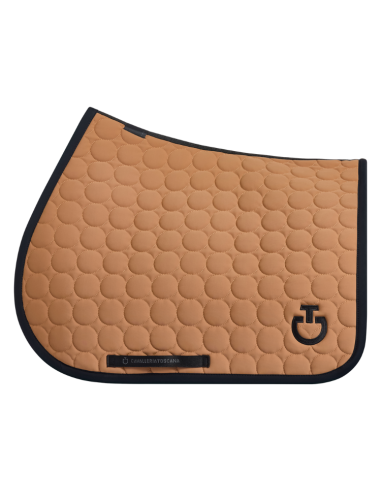 Tapis De Selle Cavalleria Toscana Circle Quilted CARAMEL