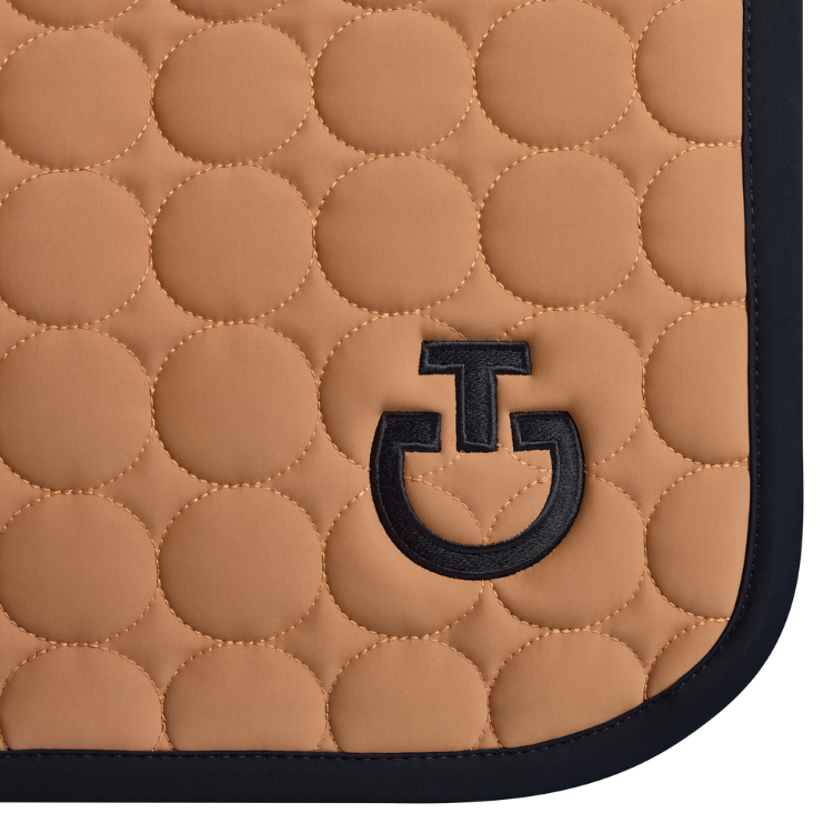 Tapis De Selle Cavalleria Toscana Circle Quilted CARAMEL