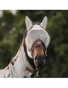 Masque Anti-mouche Kentucky Classic Avec Oreilles ARGENT
