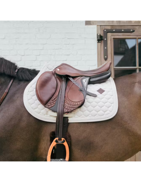 Tapis De Selle Kentucky Corde Tressée Jumping BEIGE