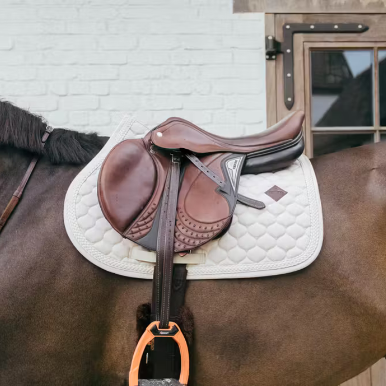 Tapis De Selle Kentucky Corde Tressée Jumping BEIGE