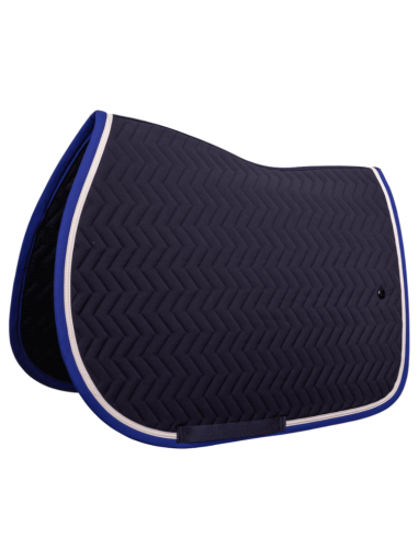 Tapis De Selle Greenfield Arrow Marine/bleu royal/blanc