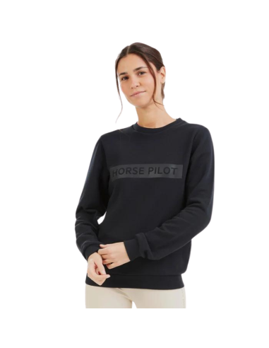 Horse Pilot Team Sweatshirt Women BLUE GRAPHITE