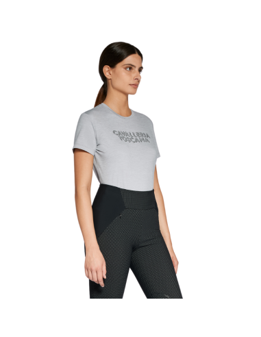 T-Shirt Cavalleria Toscana Jersey GRIS CLAIR