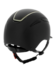 Casque Equithème Agris Noir/chrome/carbone 2