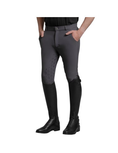 Pantalon Premier Equine Full Grip Levanzo Gris anthracite