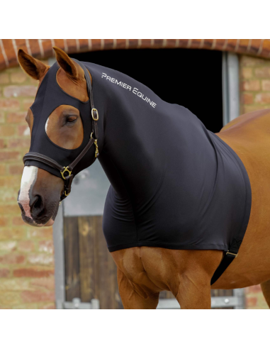 Premier Equine Stretch Lycra Hood Black