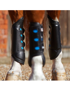 Premier Equine Air Cooled Original Front Boots Black 2