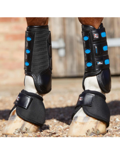 Premier Equine Air Cooled Original Front Boots Black 2
