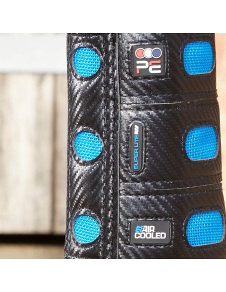 Guêtres Premier Equine Postérieurs Air Cooled Super Lite Carbon Tech Noir