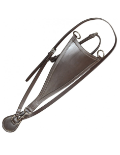 Martingale Canter Bib Course Avec Triangle Amovible Marron Cob