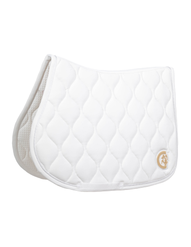 Kentucky 3D Logo Wave Jumping Saddle Pad White