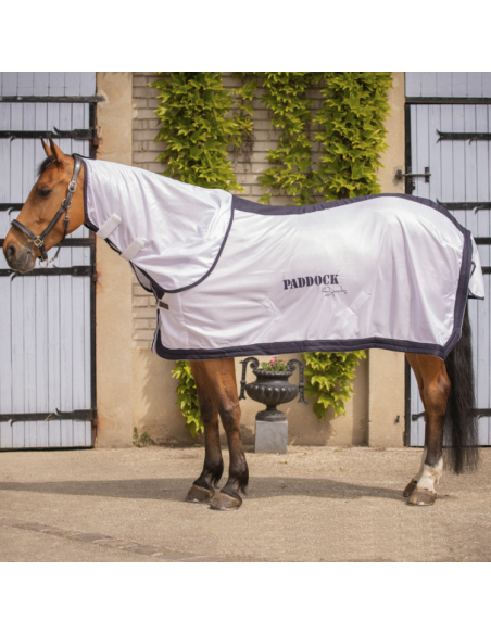 Chemise Paddock UV Mesh Combo Blanc