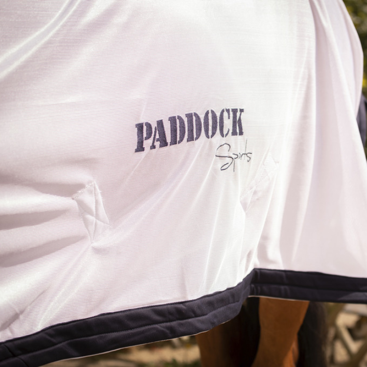 Chemise Paddock UV Mesh Combo Blanc