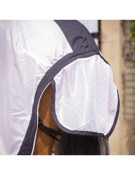 Chemise Paddock UV Mesh Combo Blanc