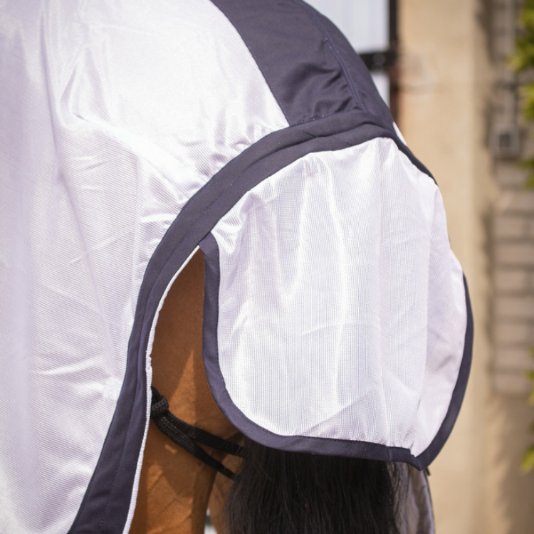 Chemise Paddock UV Mesh Combo Blanc