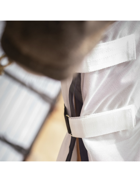 Chemise Paddock UV Mesh Combo Blanc