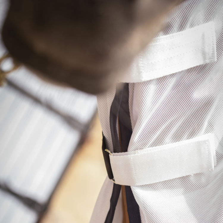 Chemise Paddock UV Mesh Combo Blanc