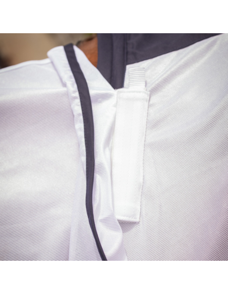 Chemise Paddock UV Mesh Combo Blanc