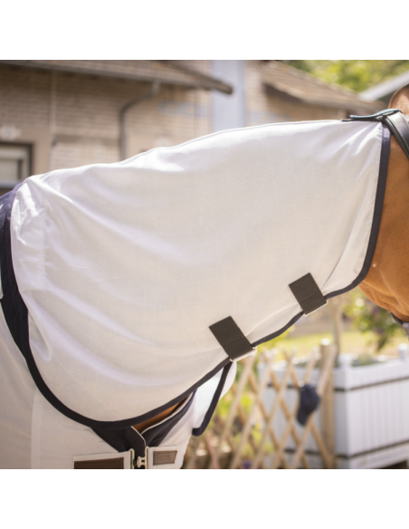 Chemise Paddock UV Mesh Combo Blanc