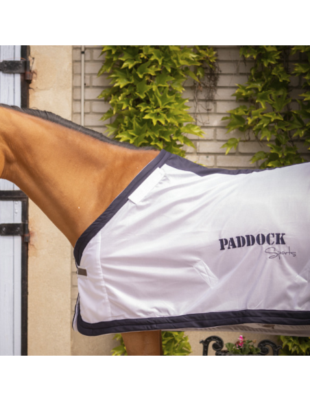 Chemise Paddock UV Mesh Combo Blanc