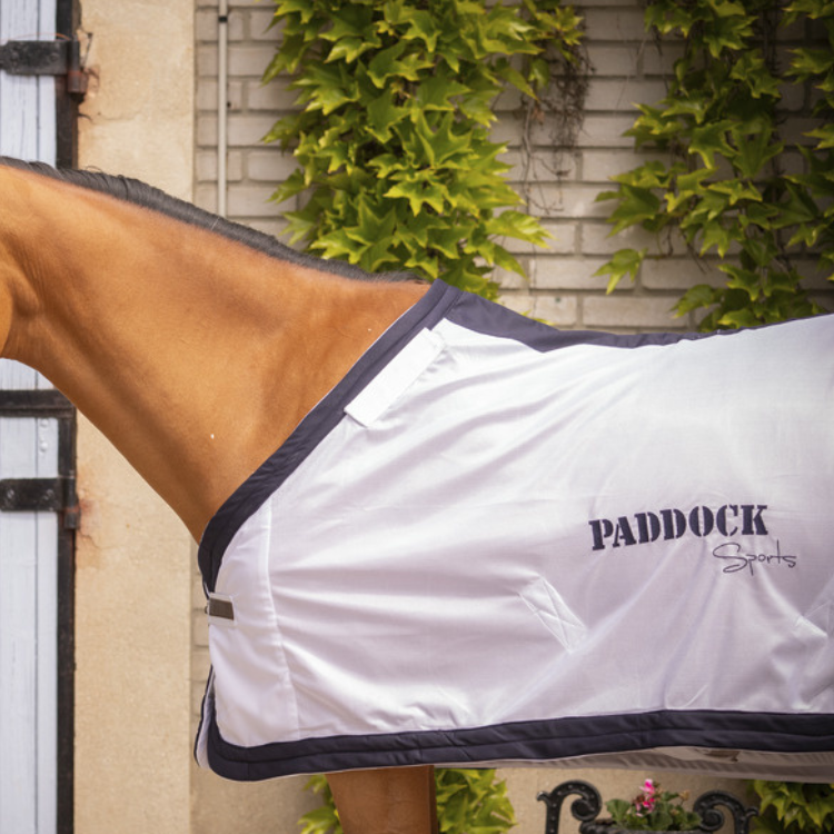 Chemise Paddock UV Mesh Combo Blanc