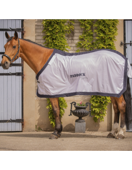 Chemise Paddock UV Mesh Combo Blanc