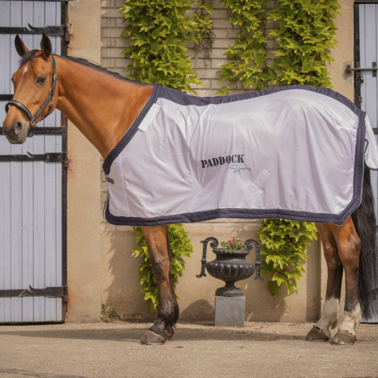 Chemise Paddock UV Mesh Combo Blanc