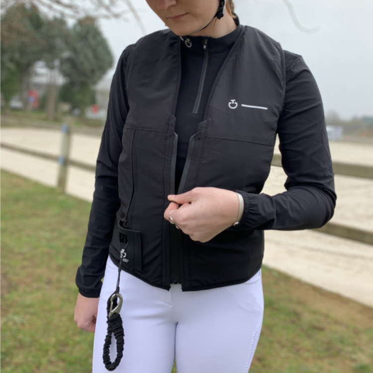 Gilet Airbag Cavalleria Toscana Noir