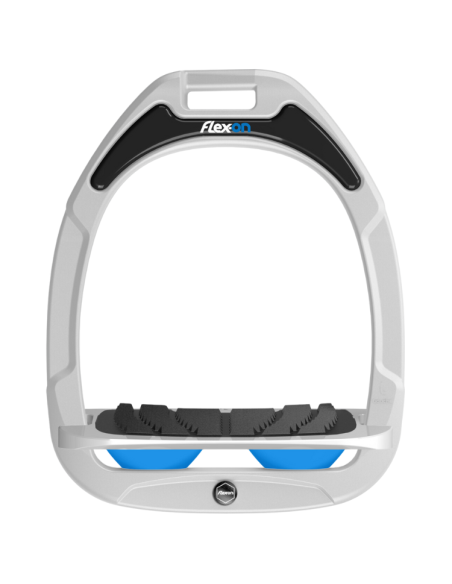 Blanc/gris/bleu clair