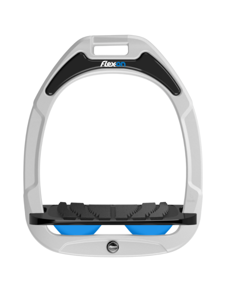 Blanc/noir/bleu clair