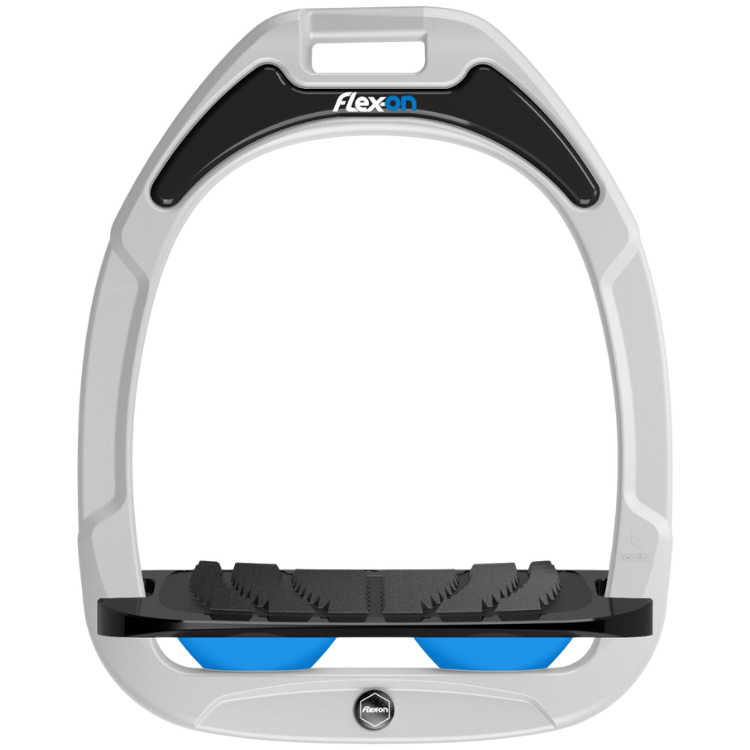 Blanc/noir/bleu clair