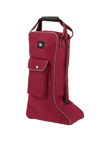 Riding World Boots Bag Burgundy